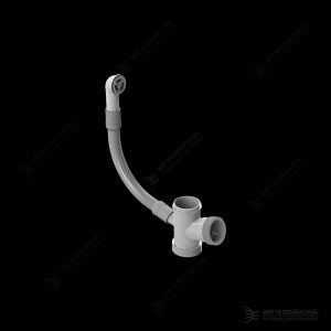 Laundry Tub Overflow Kit S/Steel w/Flex