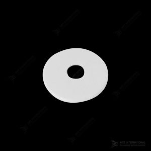 12mm Pipe Wall Plate White