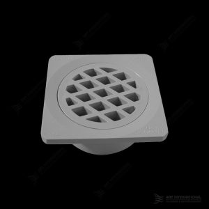90mm Square I/Pipe D/Grey